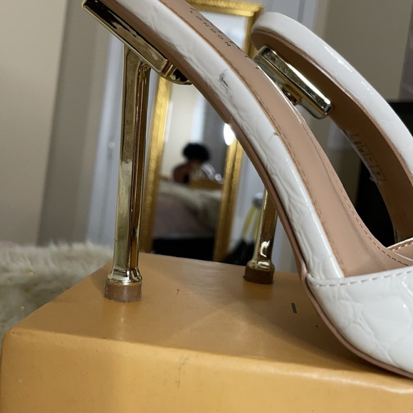 White Simi London Torez Heels - Picture 2 of 4